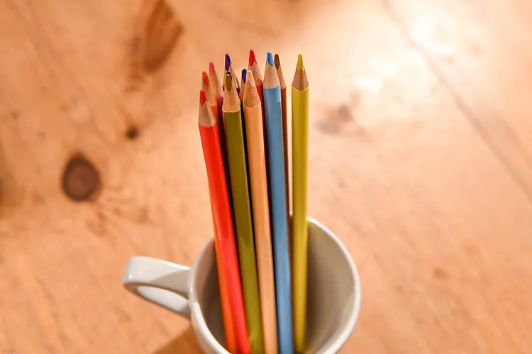 colored pencils