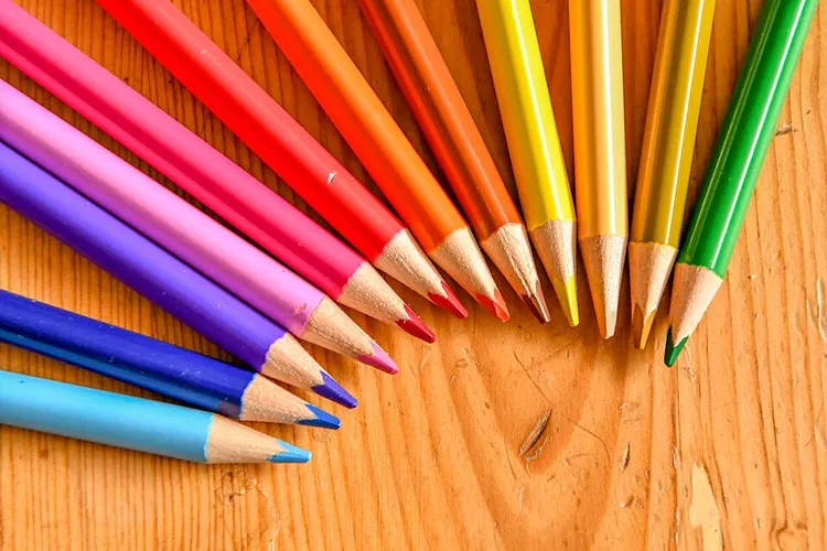 colored pencils