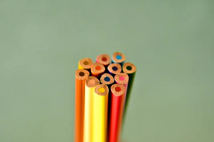 colored pencils