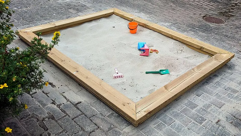 children playing park
