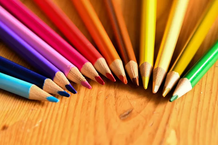 colored pencils