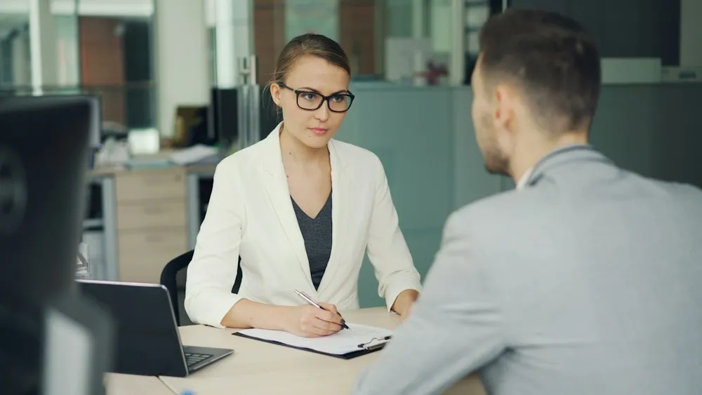 Interview conversation