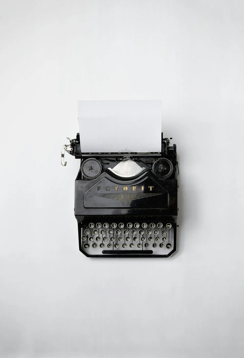 Typewriter for careful word choice